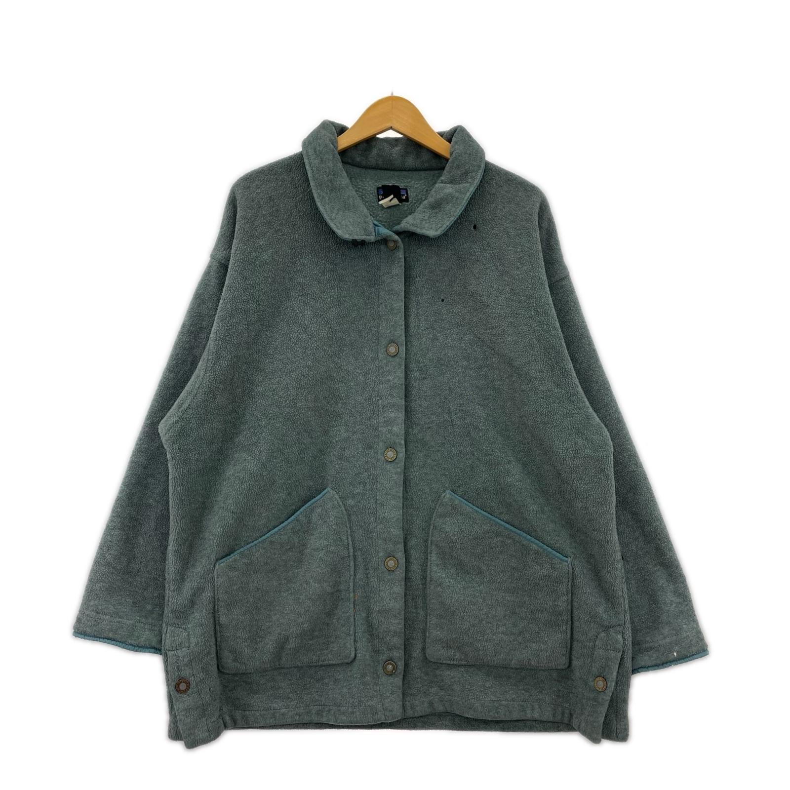 ブルゾン 90s シンチラ シャーリングコート ブルー（L） L