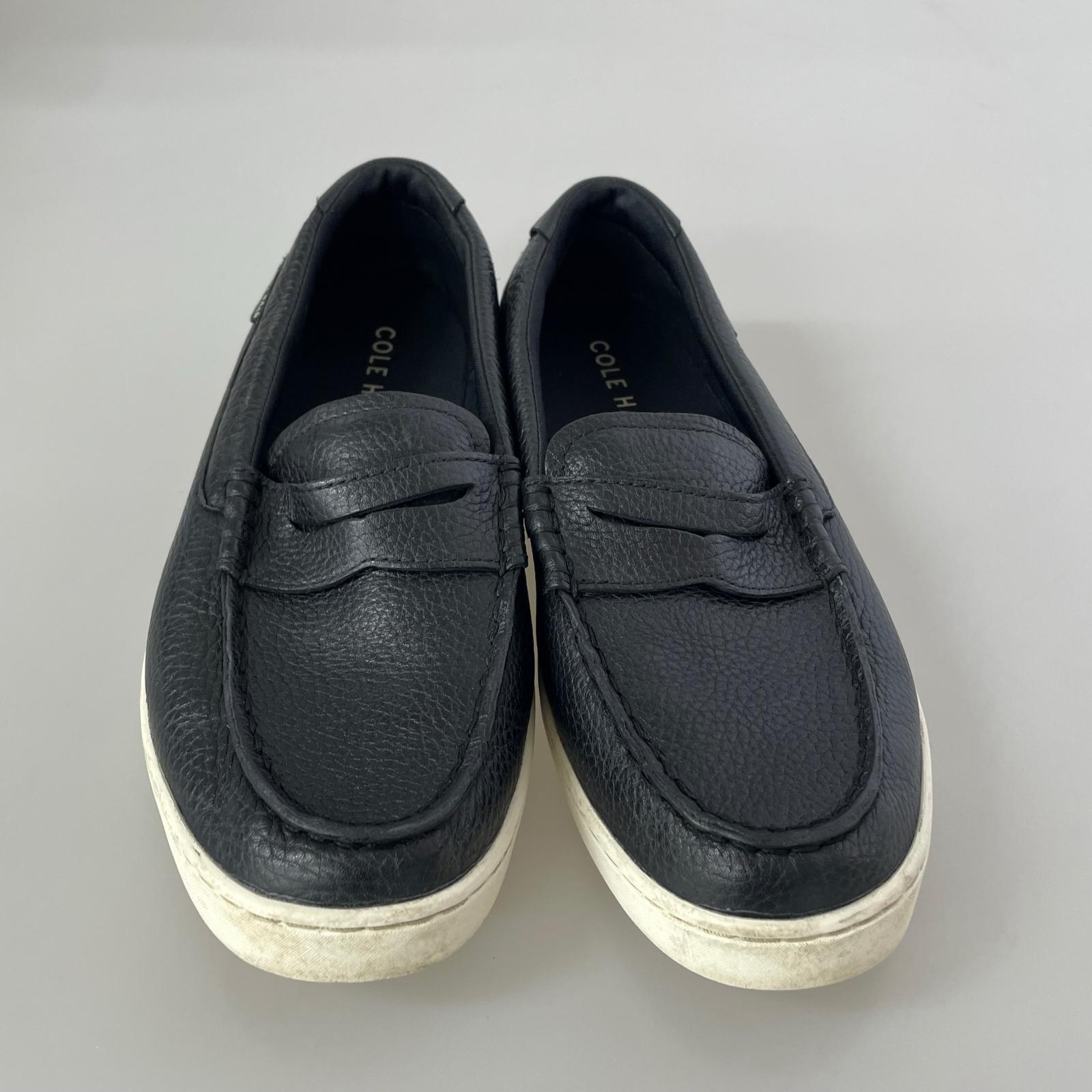 その他靴 COLE HAAN シボ革 コインローファー 26㎝ ブラック ブラック