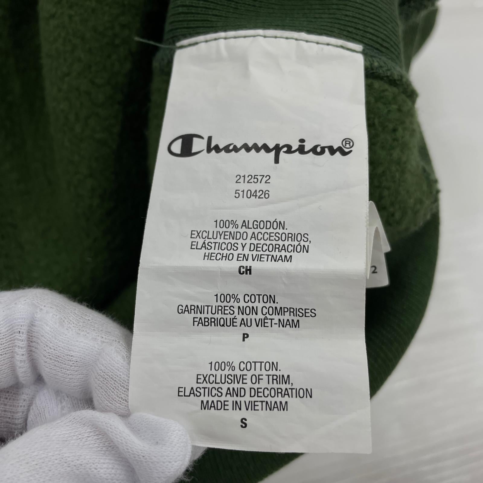 スウェット Champion REVERSE WEAVE 裏起毛スウェット GR M グリーン