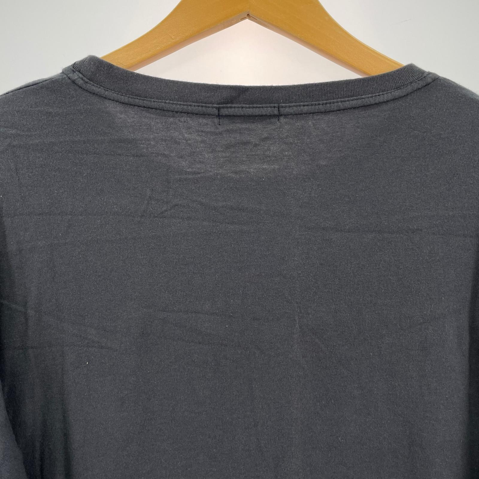半袖Ｔシャツ 裾アフガンプリント Languid PK TEE 2 BLK 2 ブラック