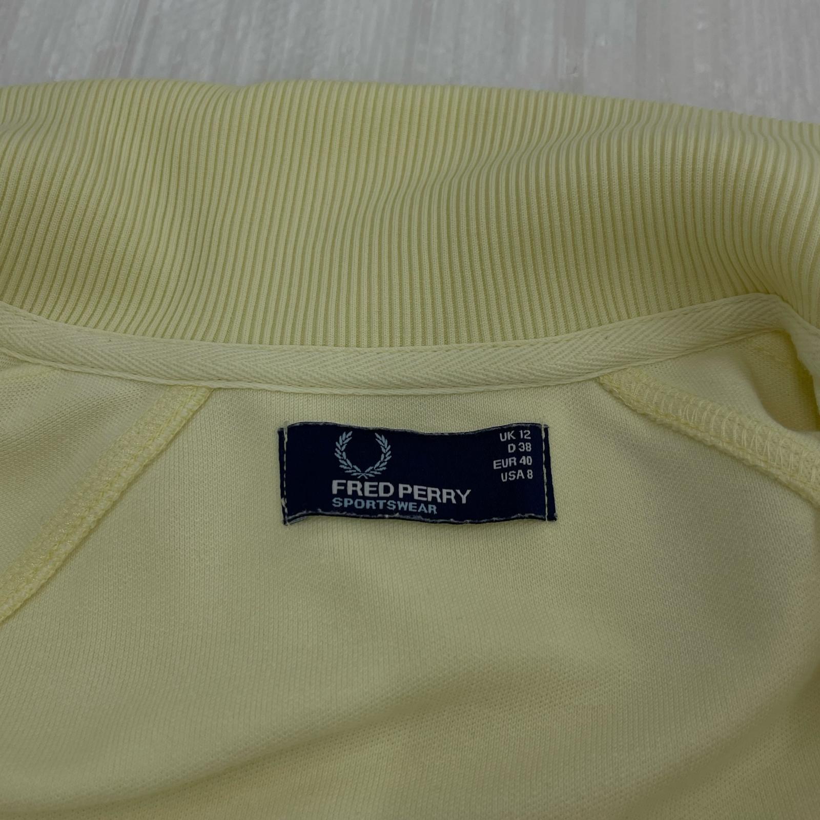 長袖Ｔシャツ FRED PERRY トラックジャケット 黄 (40) イエロー