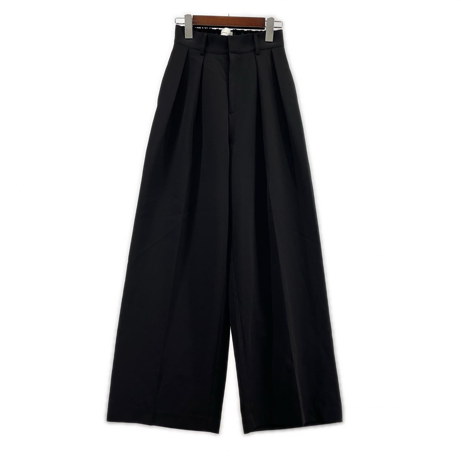 パンツ 2タックワイドパンツ BLK ブラック