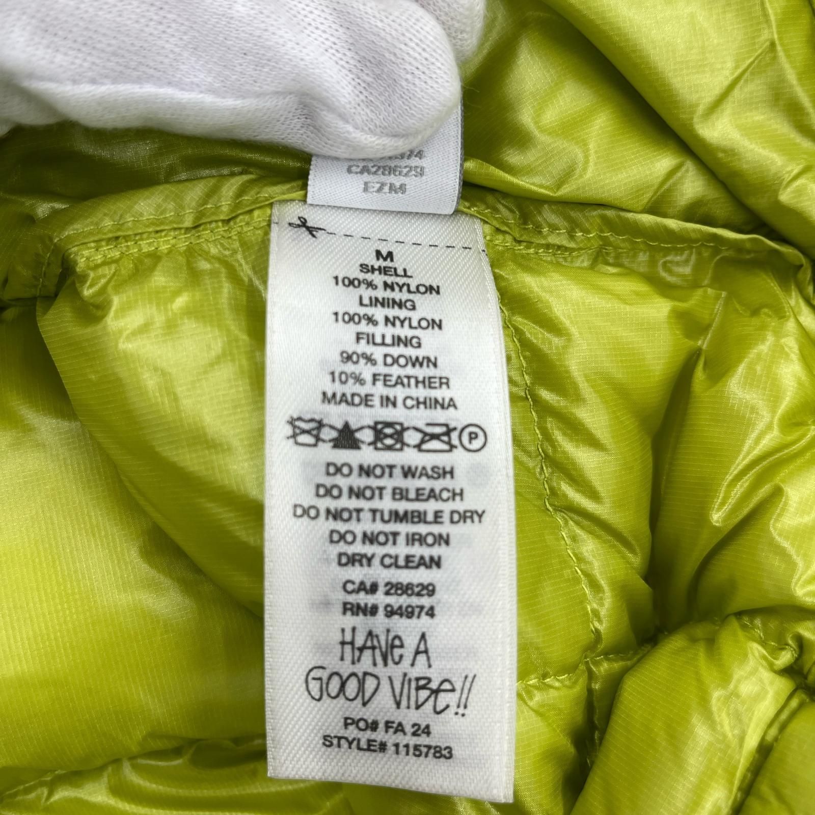 ダウンジャケット Midweight Puffer Jacket 緑 (M) M イエロー
