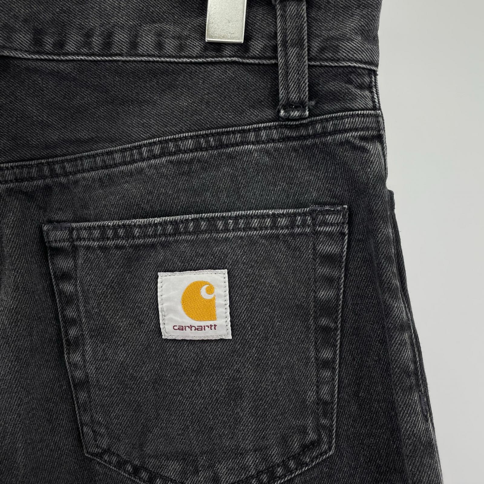 デニムパンツ Carhartt デニム・ジーンズ 30 ブラック