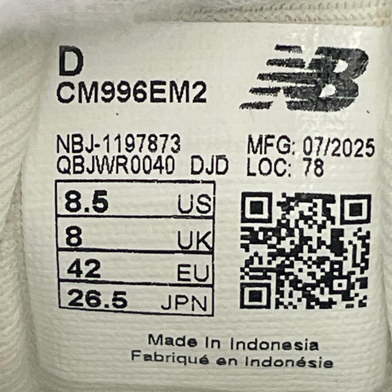 スニーカー CM996EM2 26.5cm (US8 1/2 UK8 EU43) グレー