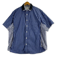 半袖シャツ 20SS SHORT SLEEVE POPLIN SHIRT 3 3 ブルー