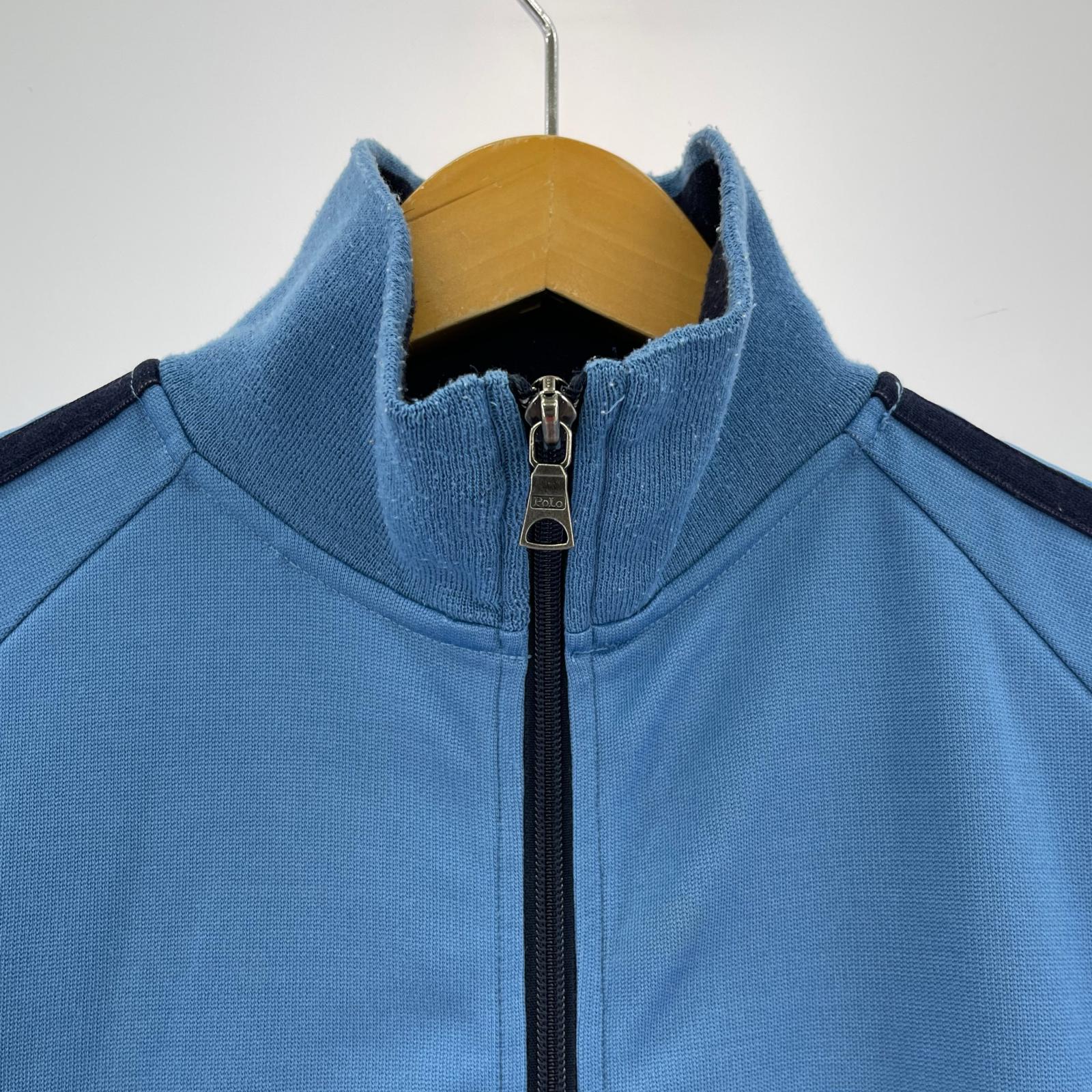 長袖Ｔシャツ POLO RALPH LAUREN Polo Sports トラックジャケット 青 (S) S ブルー