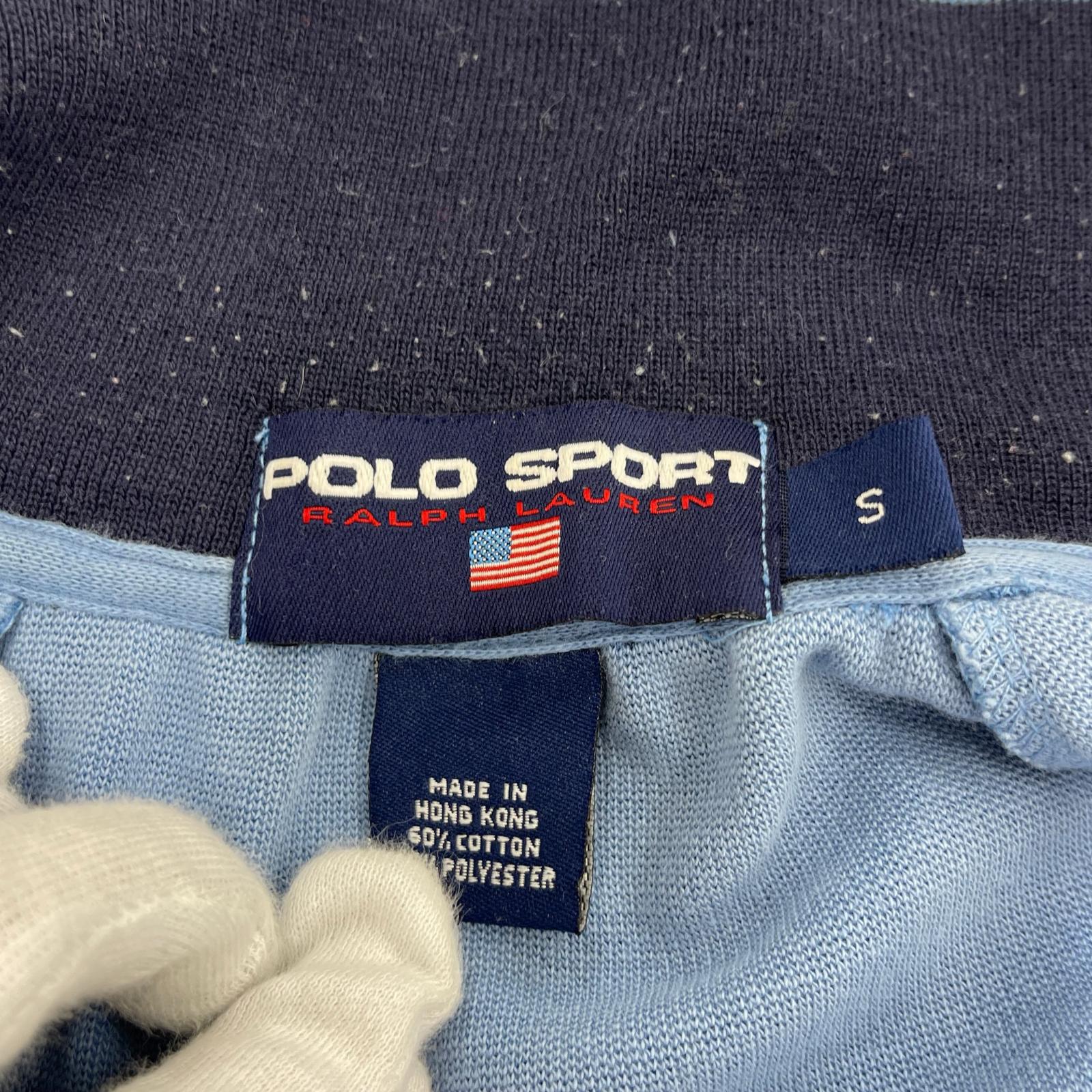 長袖Ｔシャツ POLO RALPH LAUREN Polo Sports トラックジャケット 青 (S) S ブルー