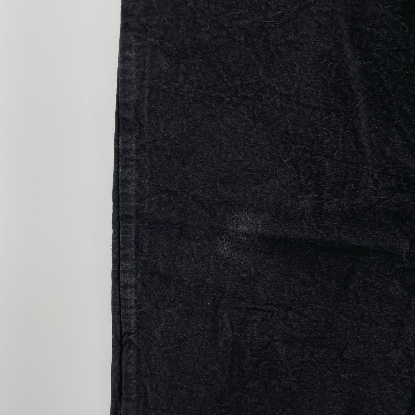 その他ボトムス MAN-TLE　ワックスコーティングパンツ　黒 M ブラック
