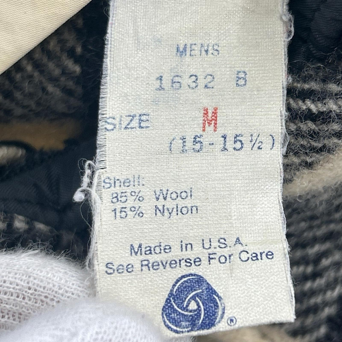 長袖シャツ L.L.Bean OLD FRIENDS ﾊﾞｯﾌｧｰﾛｰﾁｪｯｸ ｳｰﾙｼｬﾂｼﾞｬｹｯﾄ M ﾎﾜｲﾄ×ﾌﾞﾗｯｸ M ブラック