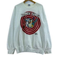スウェット 90s LOONEY TUNES 白（XL） ホワイト