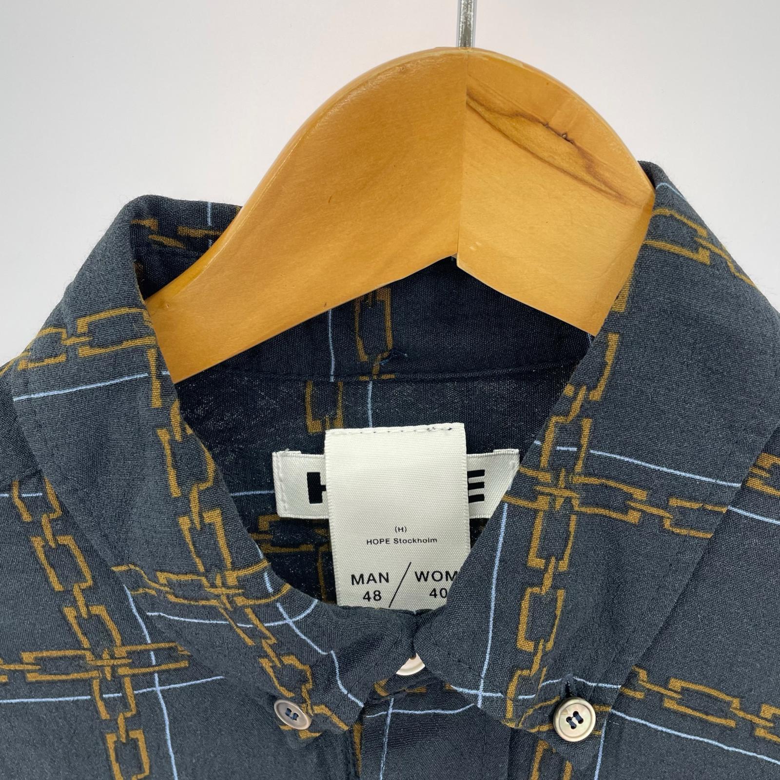 長袖シャツ HIOPE StockHolm 柄 シャツ 48 マルチカラー