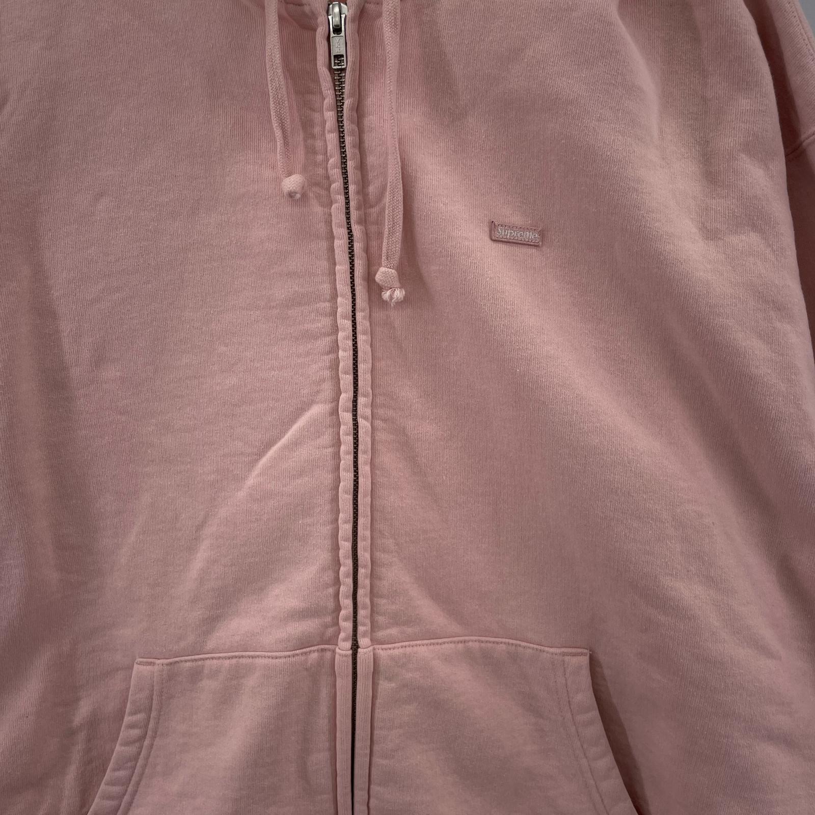 パーカー Small Box Zip Up Hooded Sweatshirt(L) L ピンク