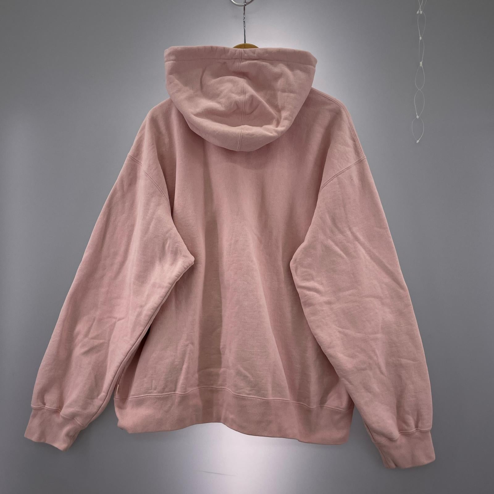 パーカー Small Box Zip Up Hooded Sweatshirt(L) L ピンク