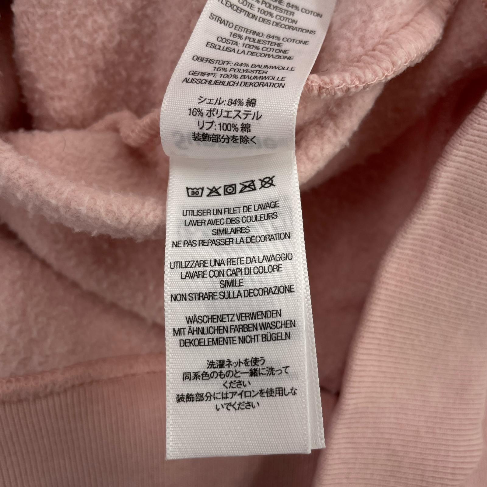 パーカー Small Box Zip Up Hooded Sweatshirt(L) L ピンク