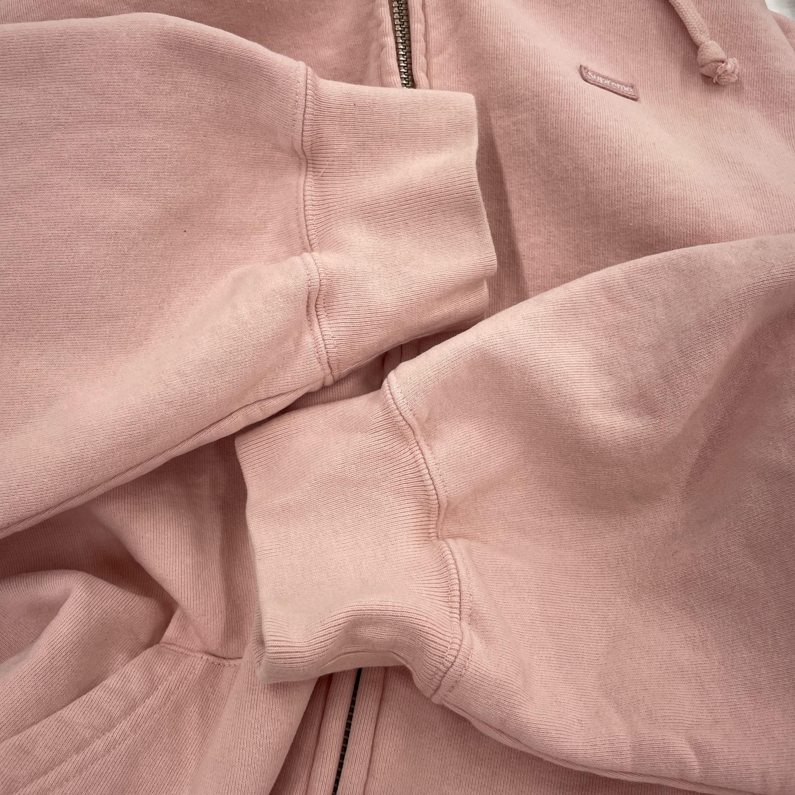 パーカー Small Box Zip Up Hooded Sweatshirt(L) L ピンク