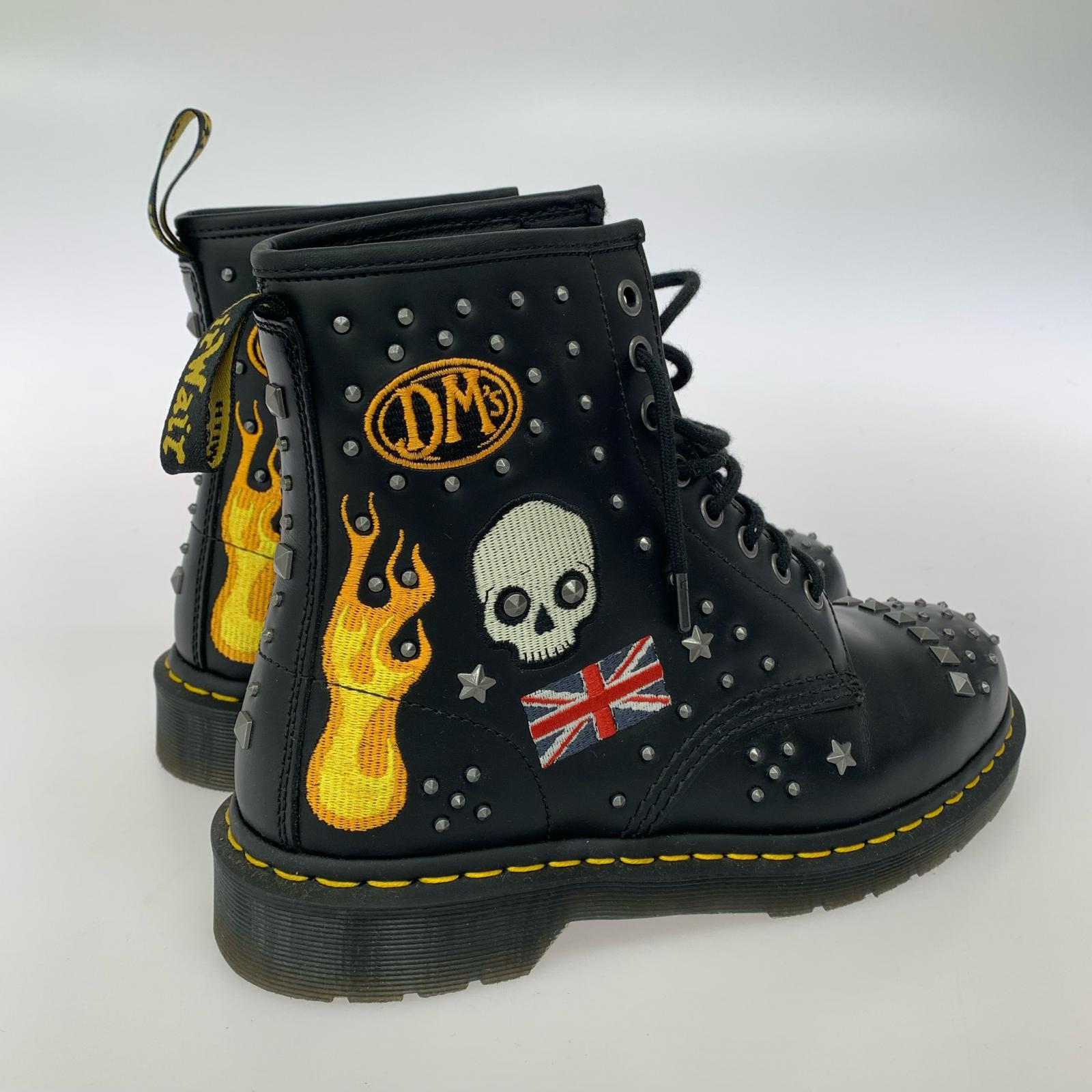 ブーツ 1460 ROCKABILLY 8 EYE BOOT UK7 ブラック
