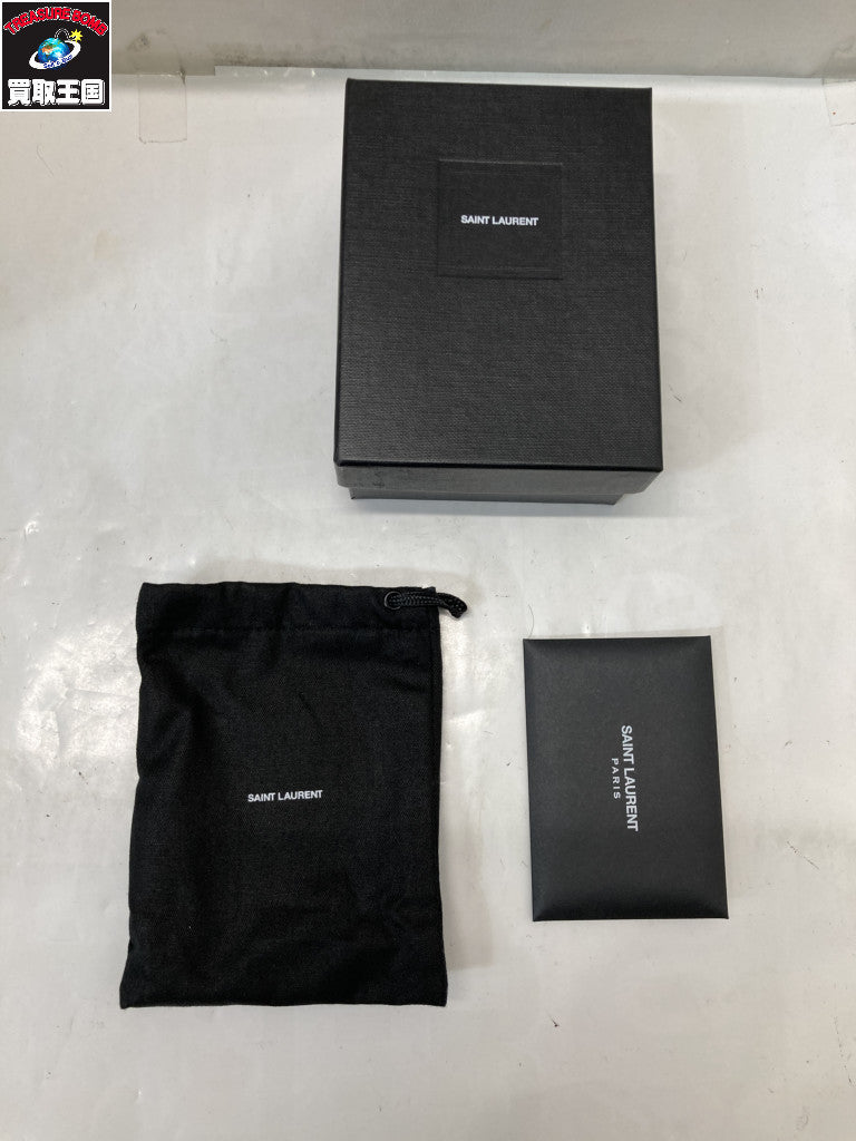 SAINT LAURENT コンパクトウォレット グレー