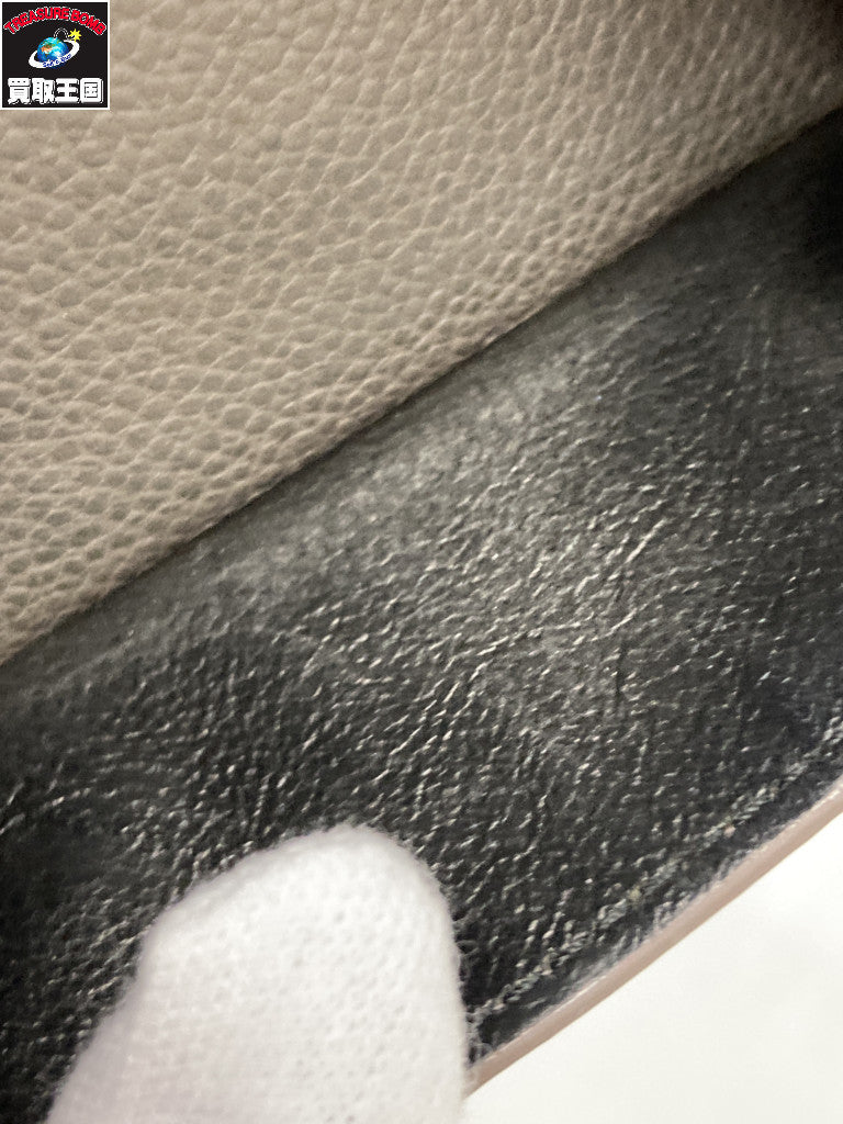 SAINT LAURENT コンパクトウォレット グレー