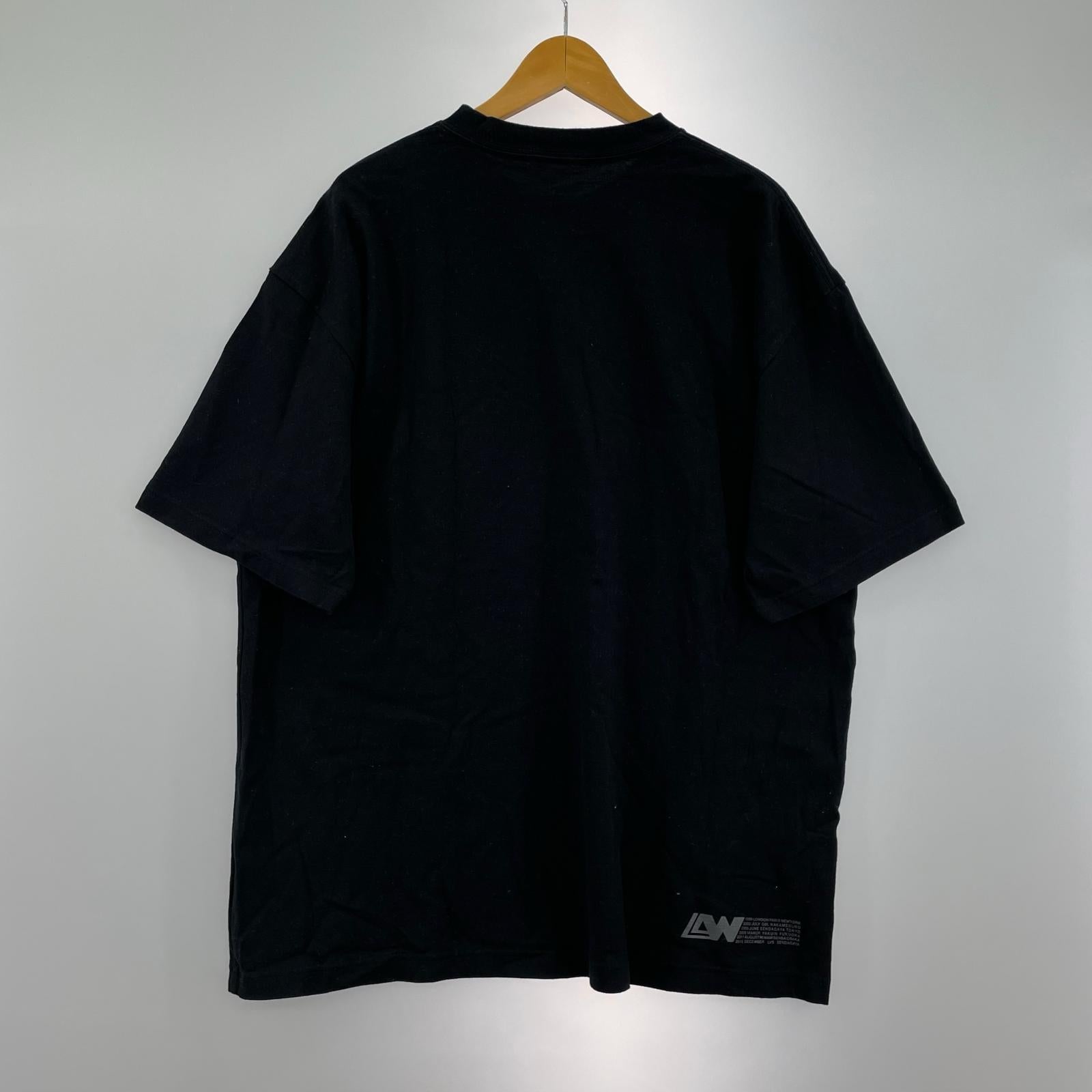 半袖Ｔシャツ 25周年記念 PEACE BIG LOVE 黒 (L) L ブラック