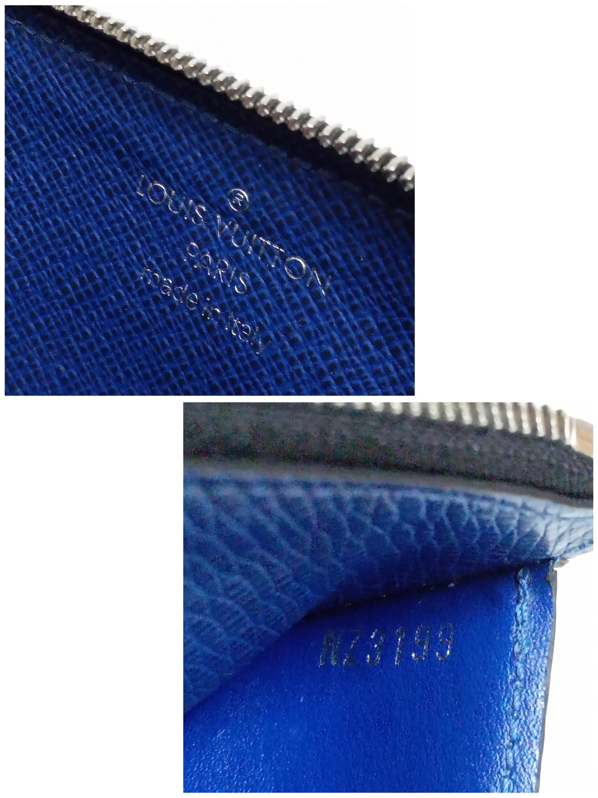 LV/タイガラマ コバルト フラグメントケース M30270