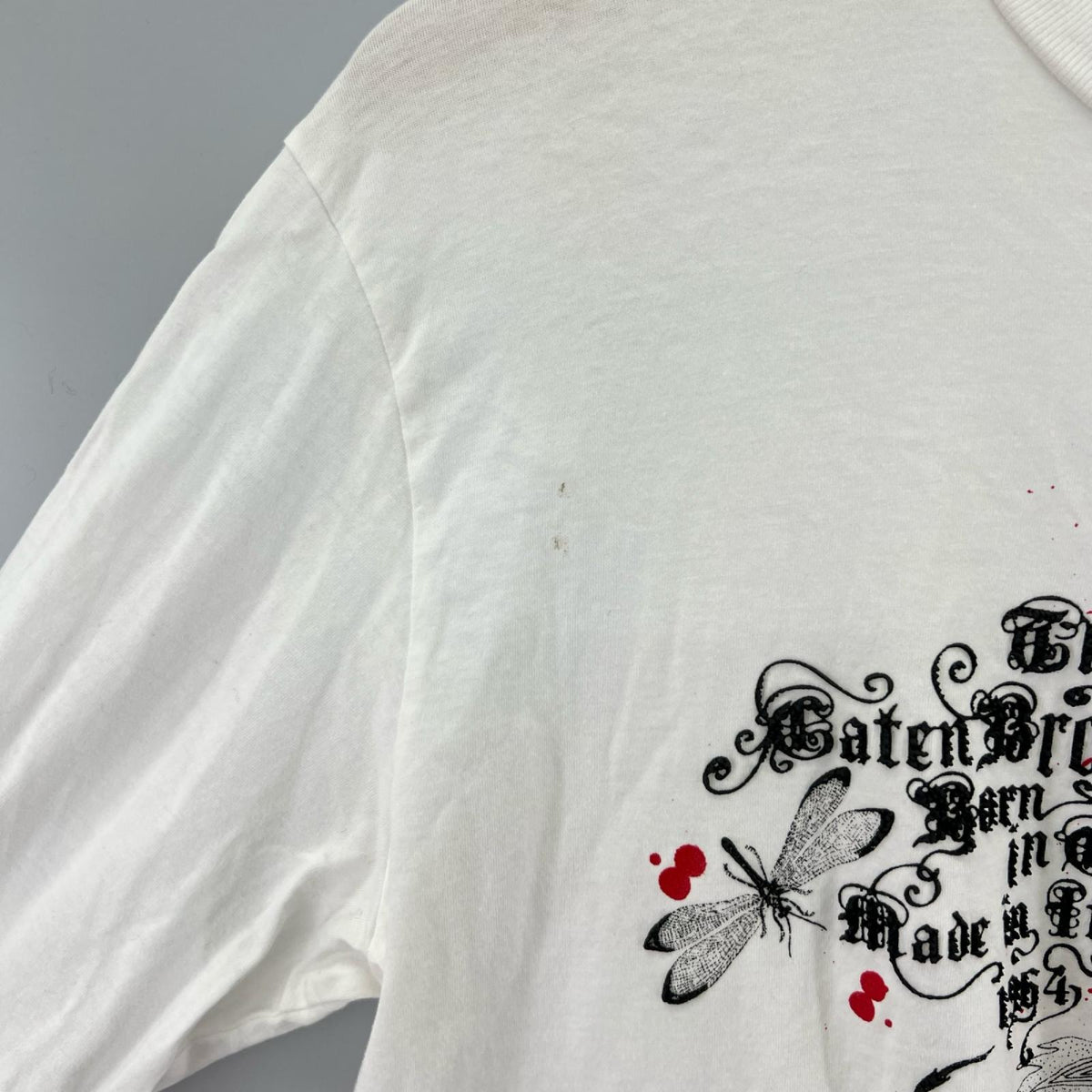 長袖Ｔシャツ ﾌﾟﾘﾝﾄTEE 2 ﾎﾜｲﾄ M ホワイト