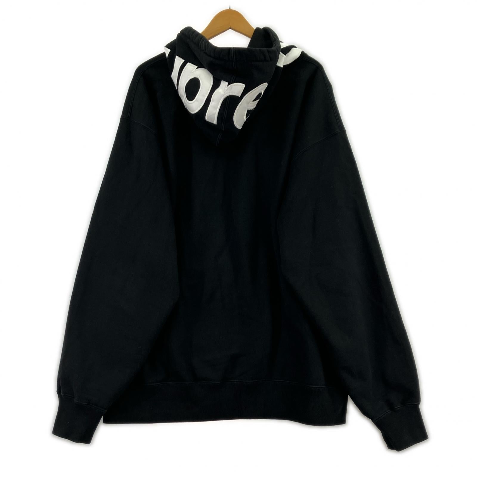 パーカー Contrast Hooded Sweatshirt ブラック（XL） ブラック