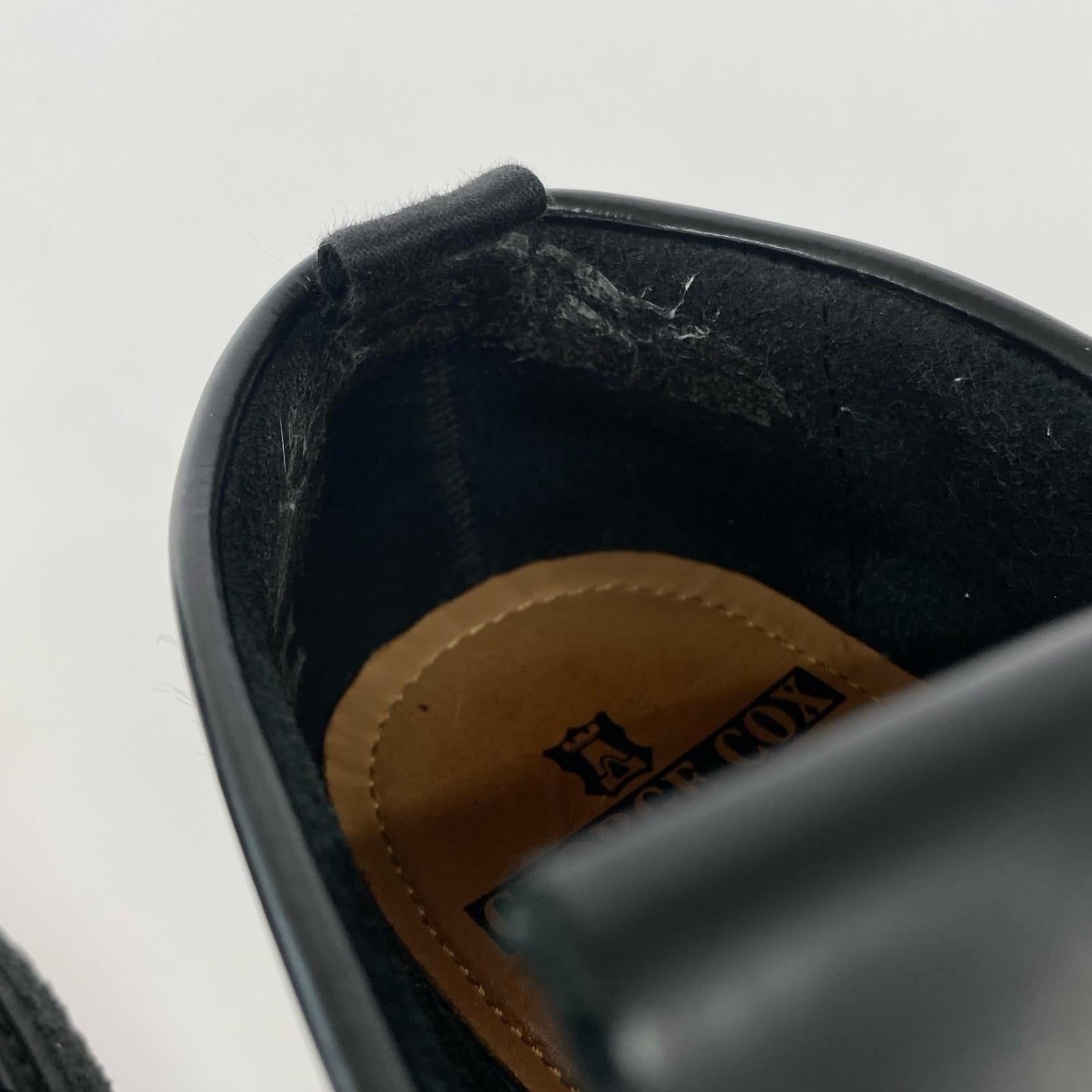 シューズ ×FRED PERRY タッセルローファー 黒 (7) ブラック