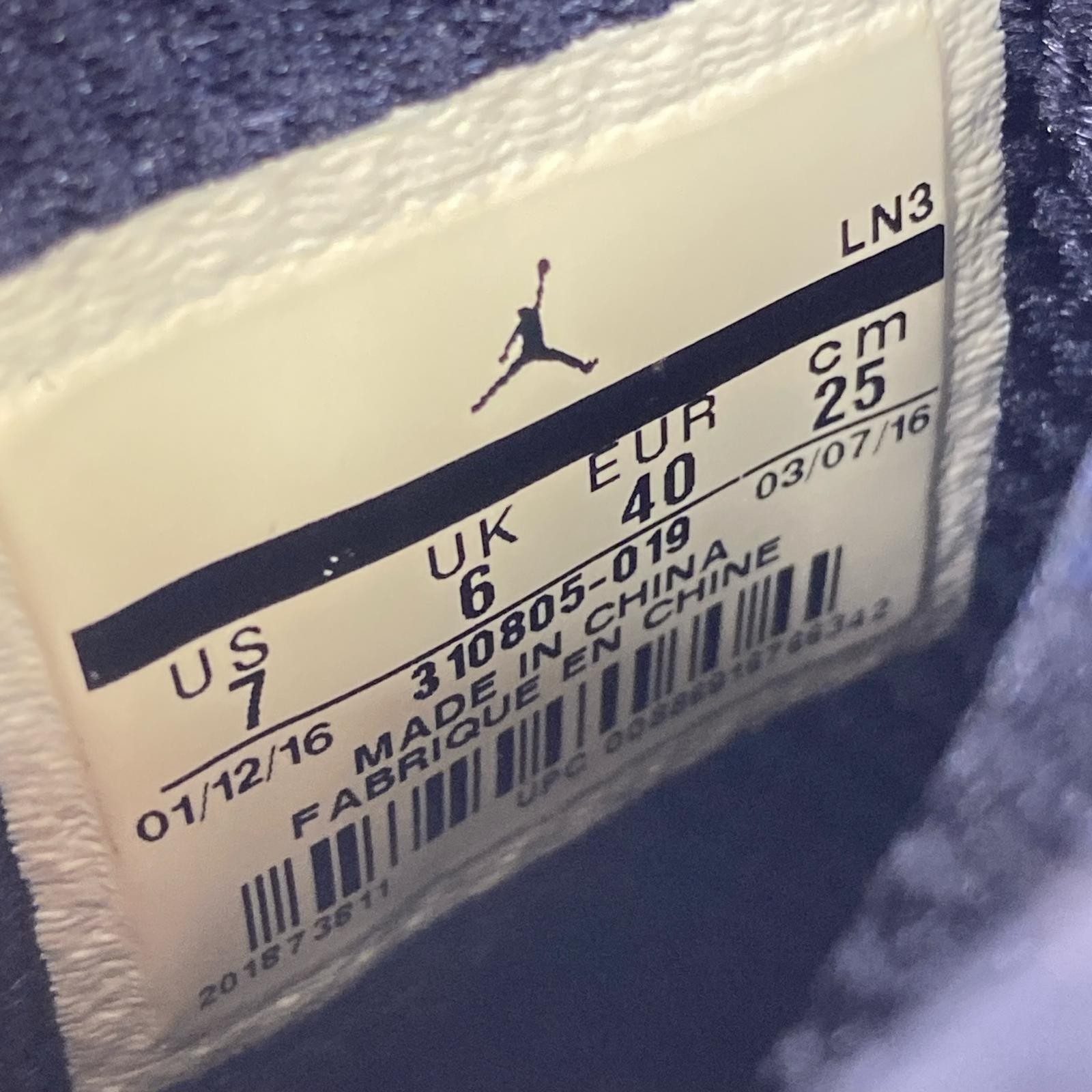 スニーカー AIR JORDAN 10 RIO 25.0cm US7 25cm (US7 UK6 1/2 EU40) グレー