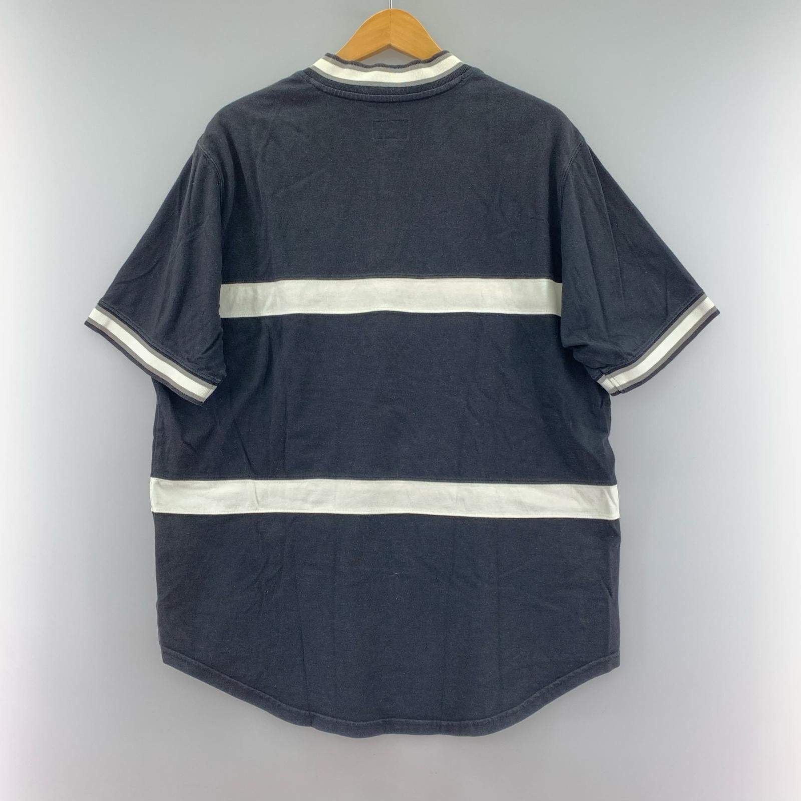 半袖Ｔシャツ Half Zip Baseball Top L ブラック