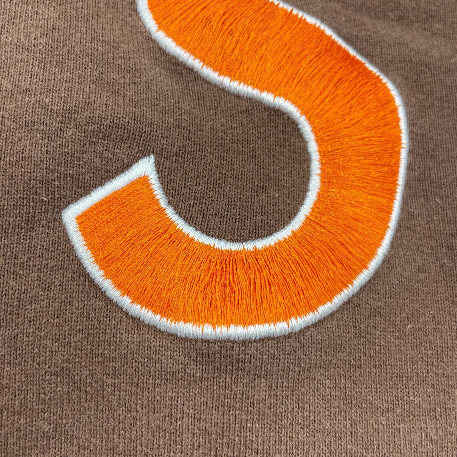 パーカー S Logo Hooded Sweatshirt Devil BRW (XL) ブラウン