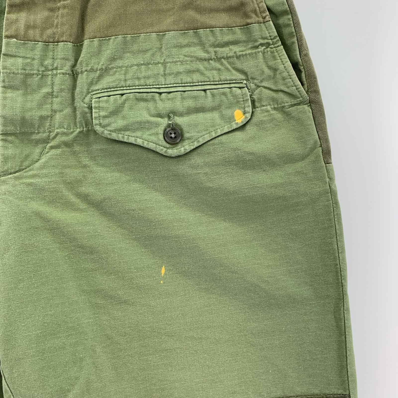 ショートパンツ パッチワーク グルカショーツ KHK M カーキ