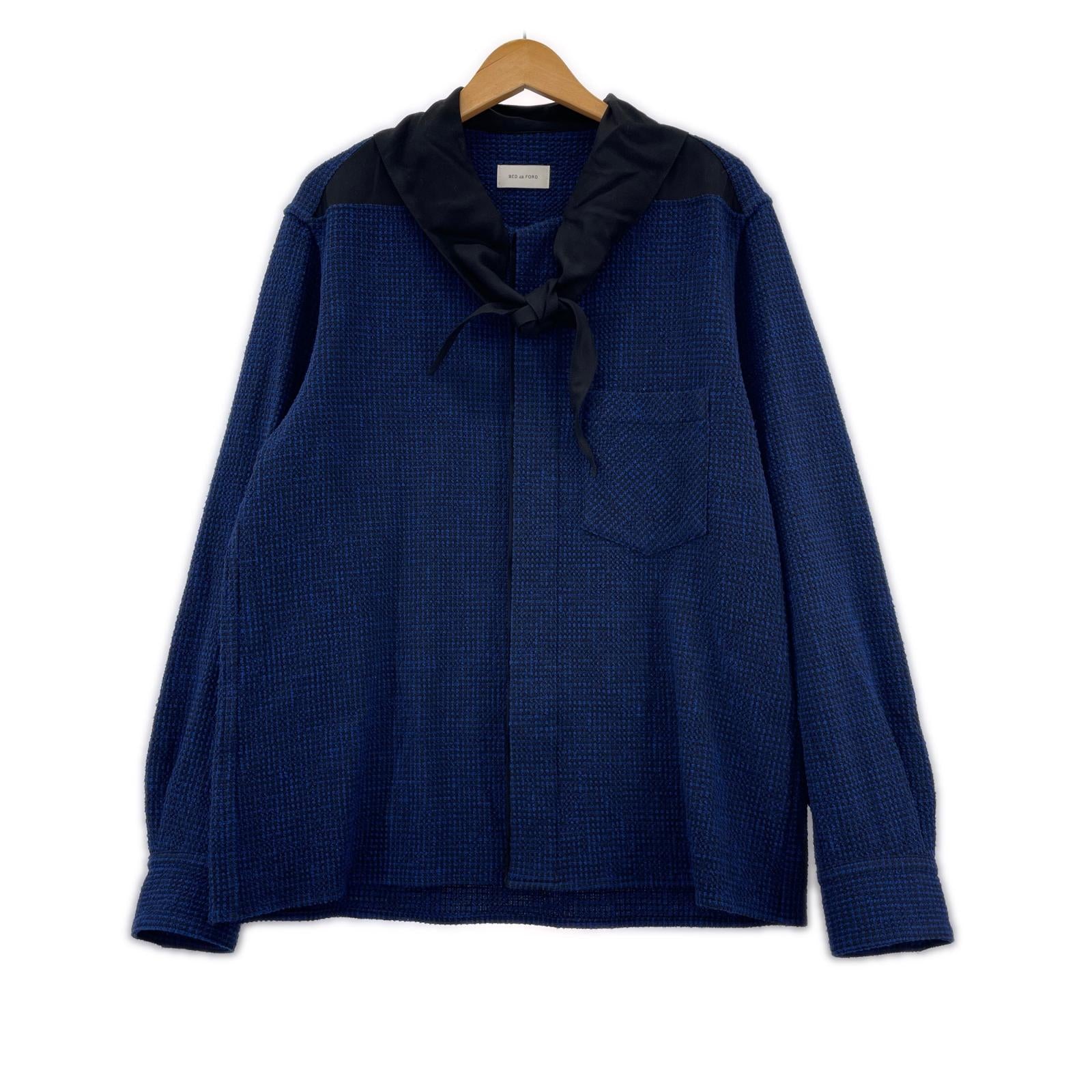 長袖シャツ 24AW スカーフシャツ 1 ネイビー