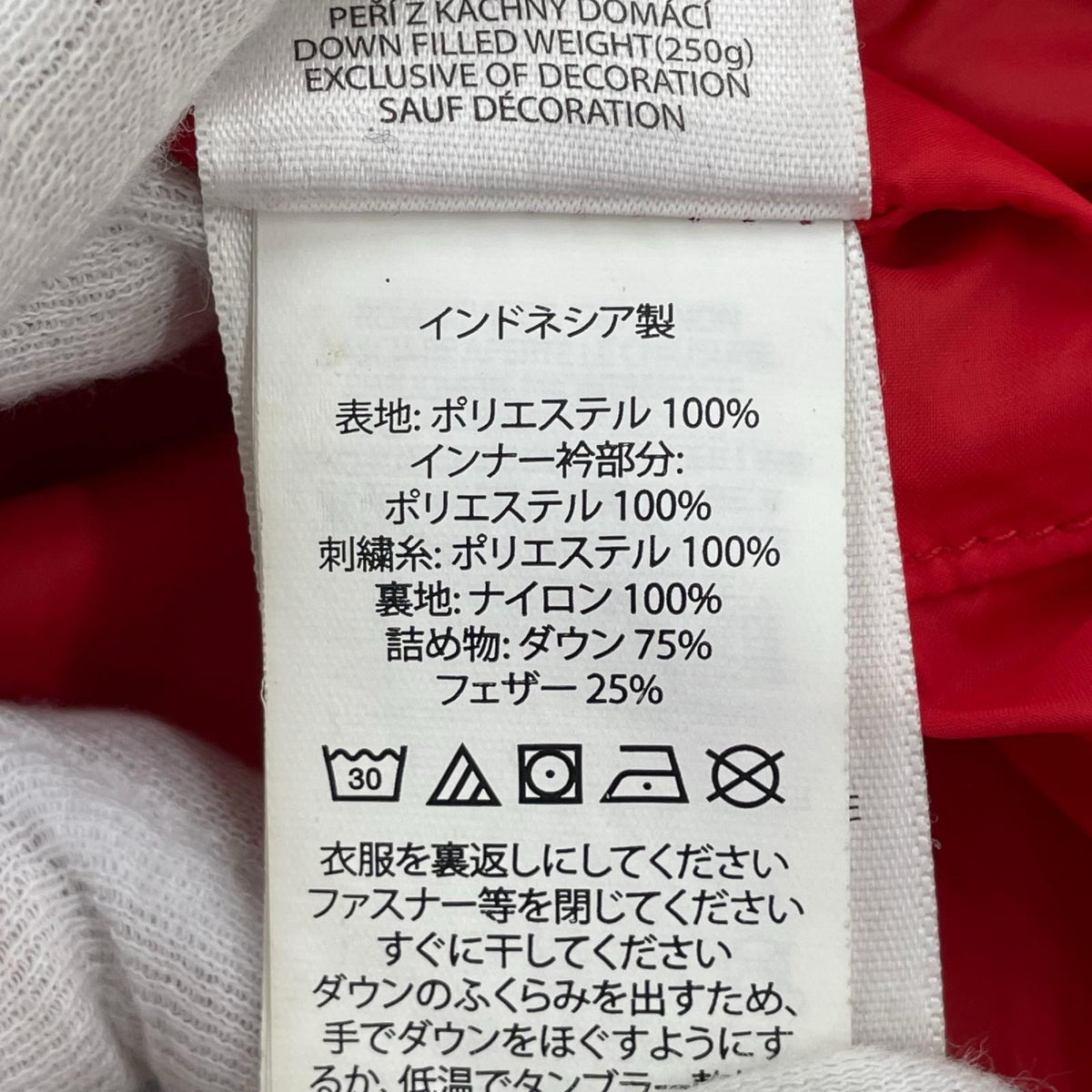 ダウンジャケット BLK L