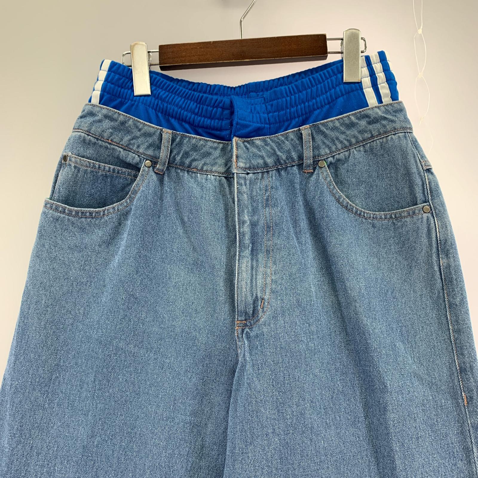デニムパンツ セニア シュナイダー デニムパンツ 青 30 30