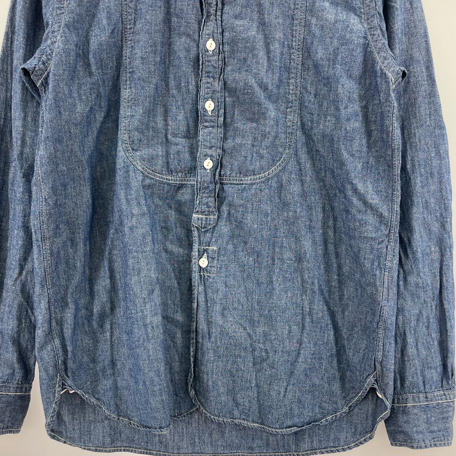 長袖シャツ DOUBLE DIAMOND スタンドカラー シャツ 15