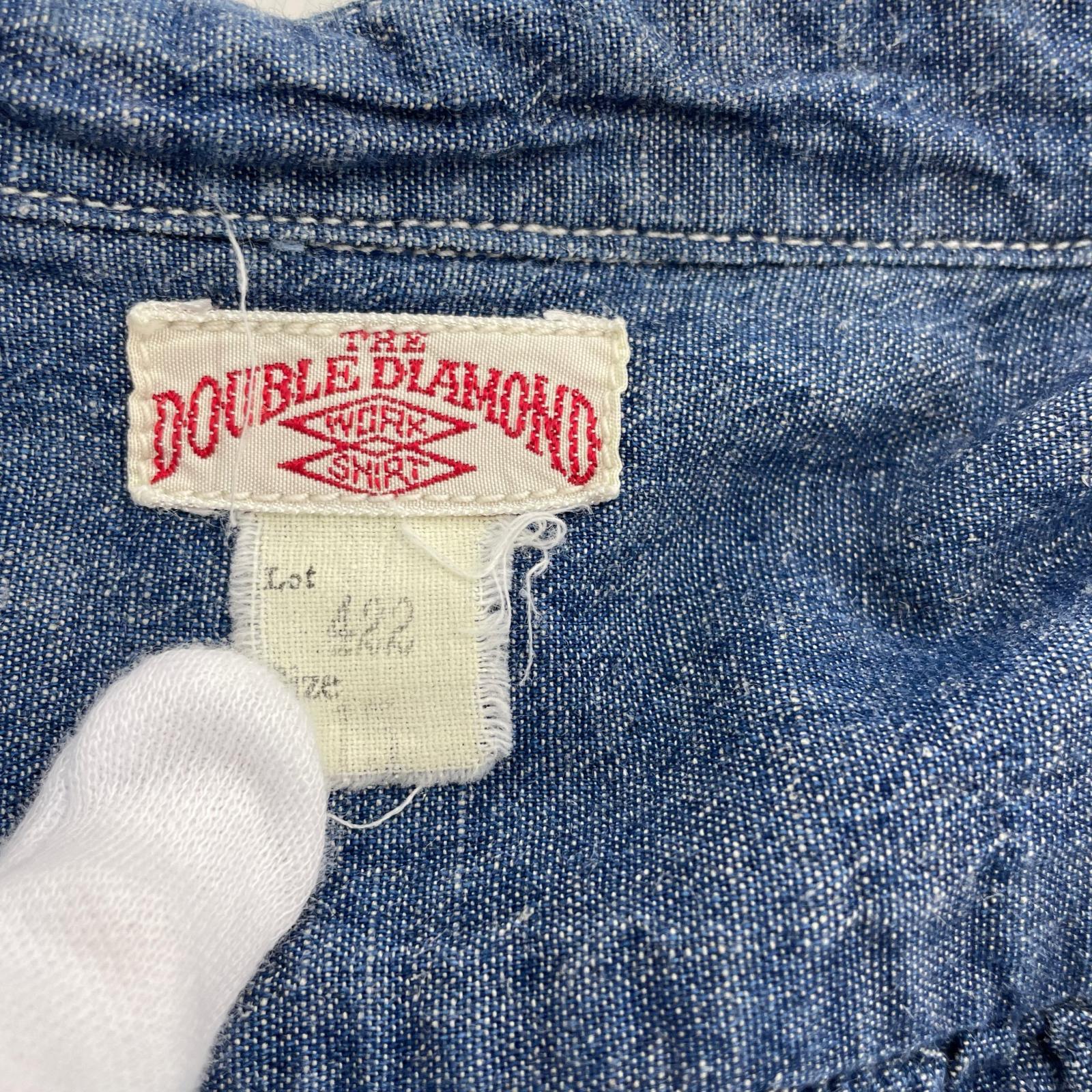長袖シャツ DOUBLE DIAMOND スタンドカラー シャツ 15