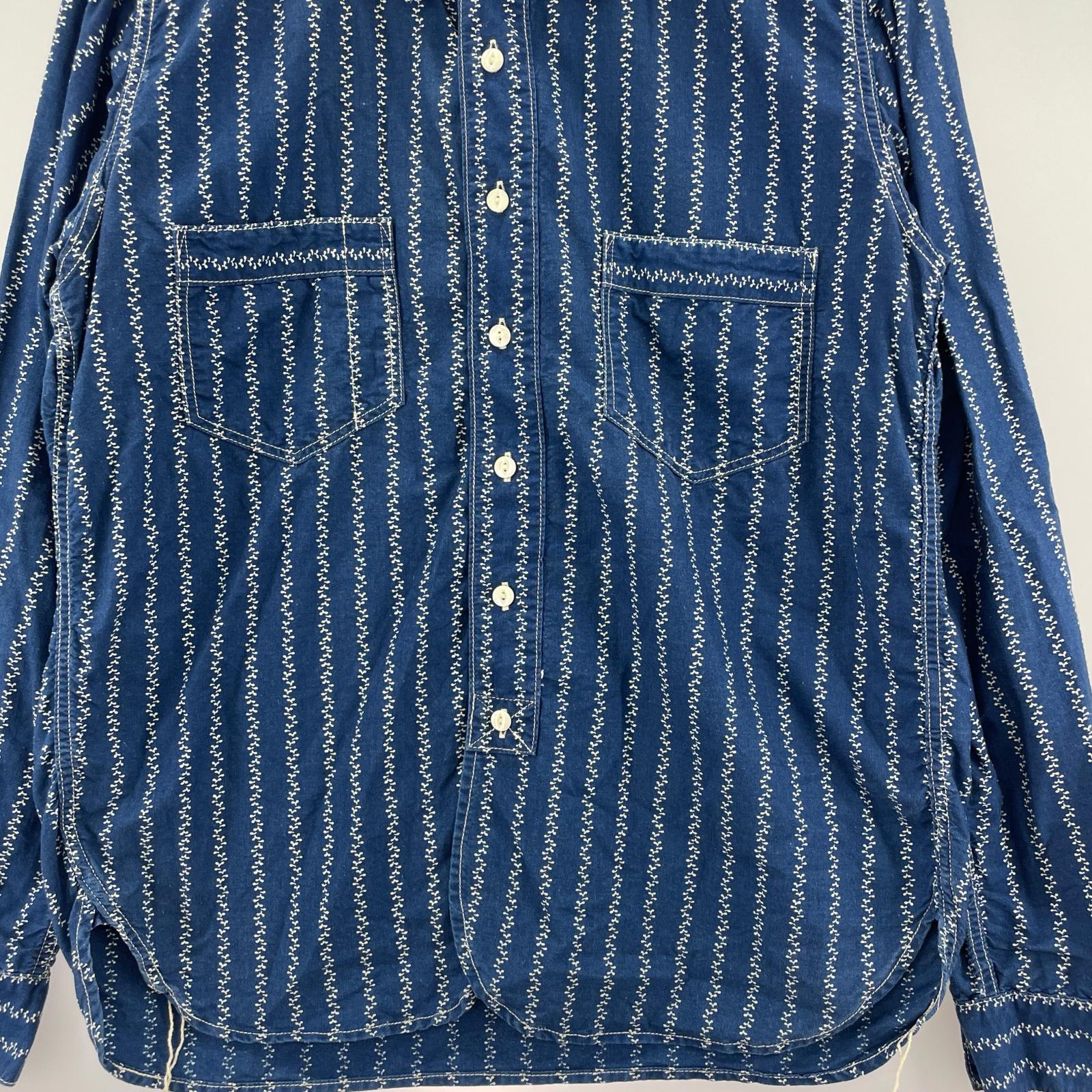 長袖シャツ DOUBLE DIAMOND L/S シャツ ブルー 15