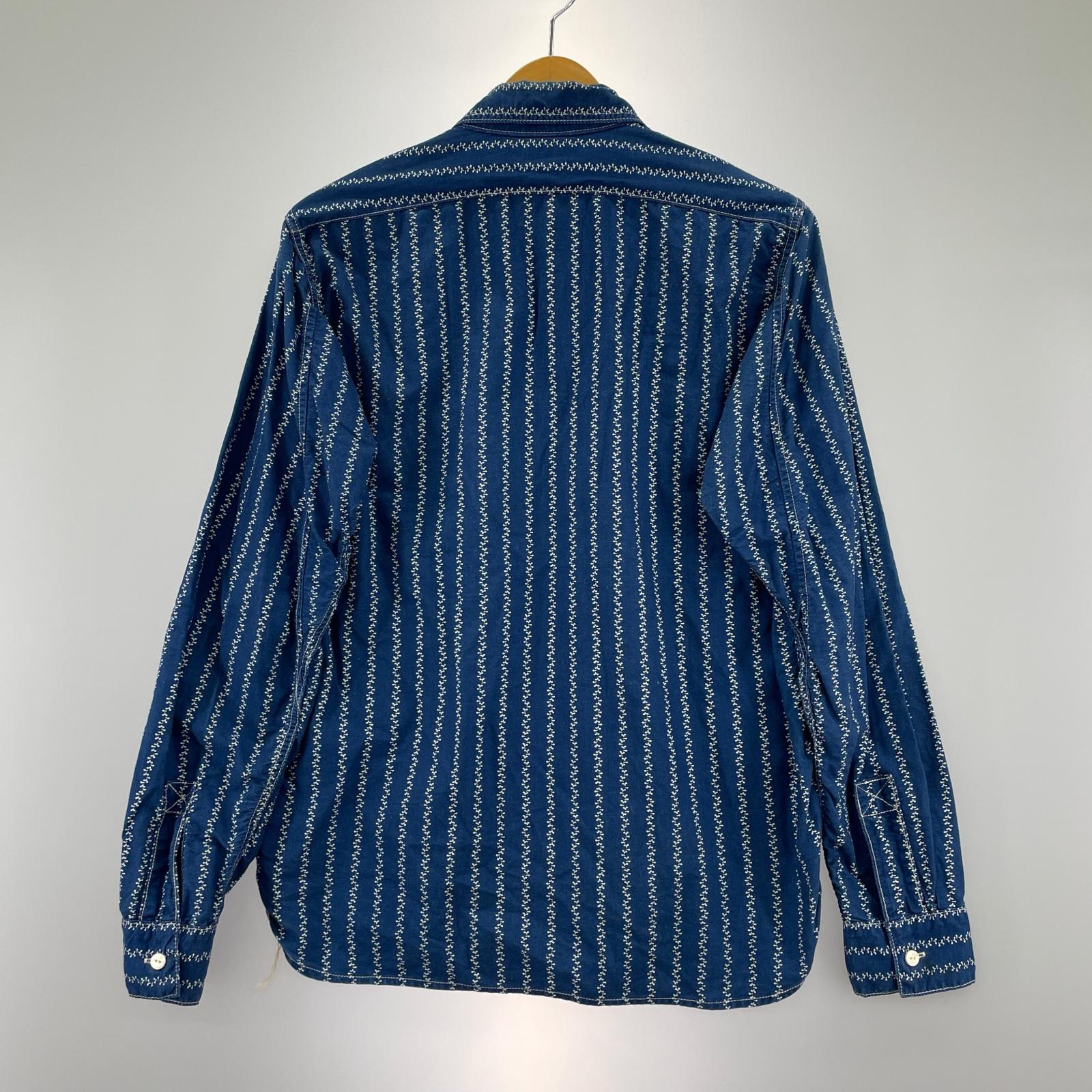長袖シャツ DOUBLE DIAMOND L/S シャツ ブルー 15