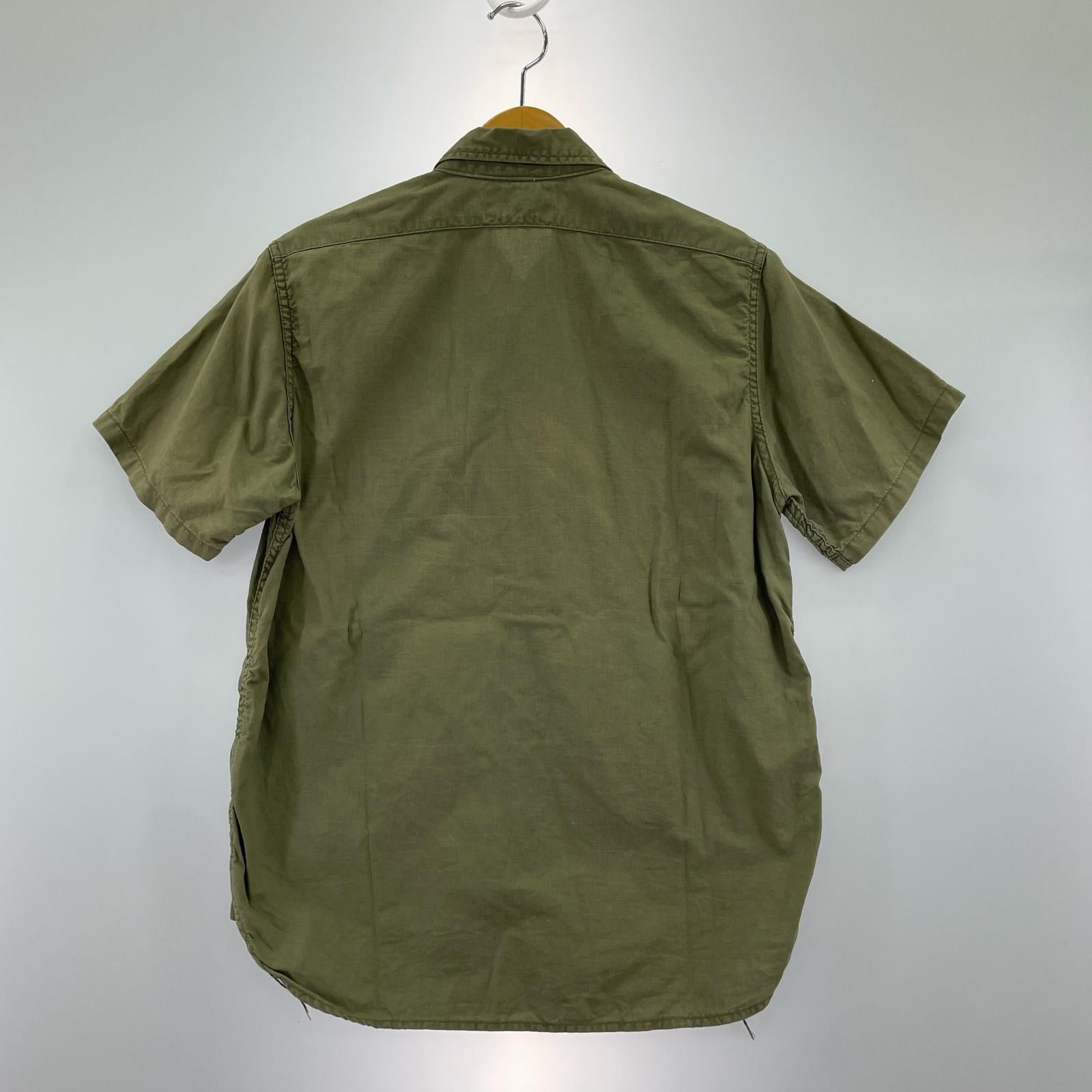 半袖シャツ USN S/S ミリタリーシャツ OLIVE