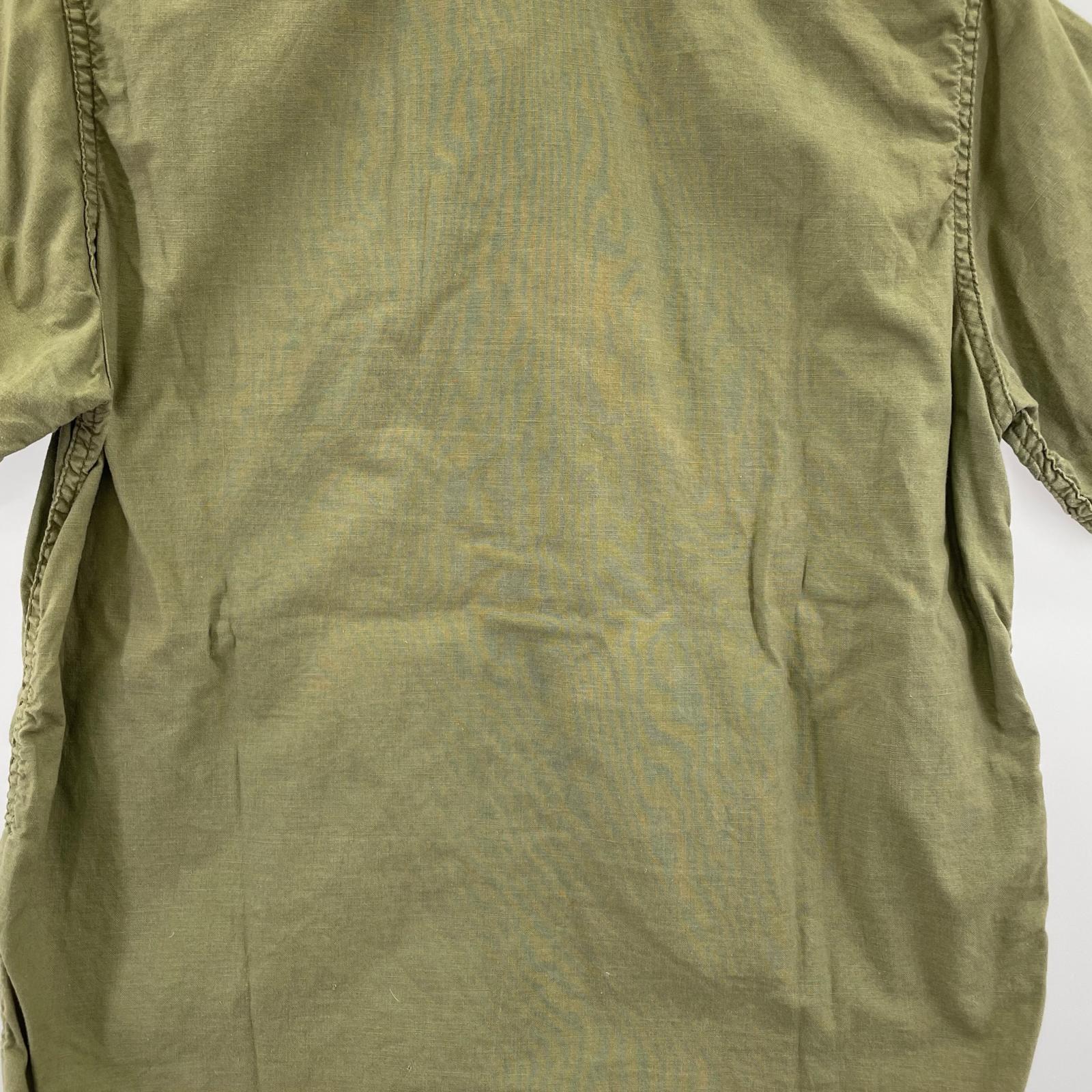 半袖シャツ USN S/S ミリタリーシャツ OLIVE