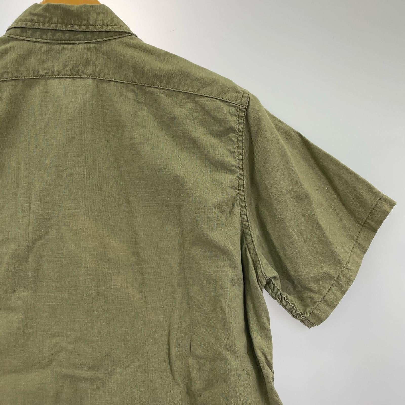 半袖シャツ USN S/S ミリタリーシャツ OLIVE