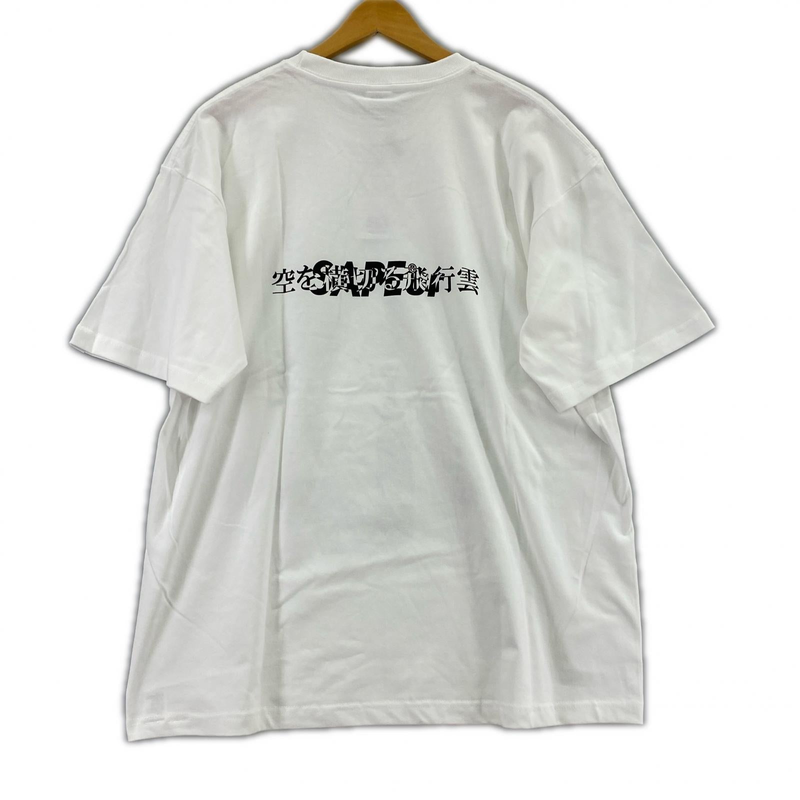半袖Ｔシャツ SAPeur 空を横切る飛行雲展コラボ 限定 寮長 S/S TEE L ホワイト