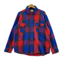 長袖シャツ MELTON　チェックネルシャツ L
