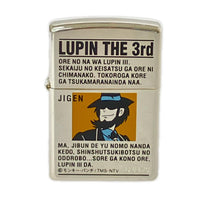 ライター lupin the third 次元　オイルライター シルバー