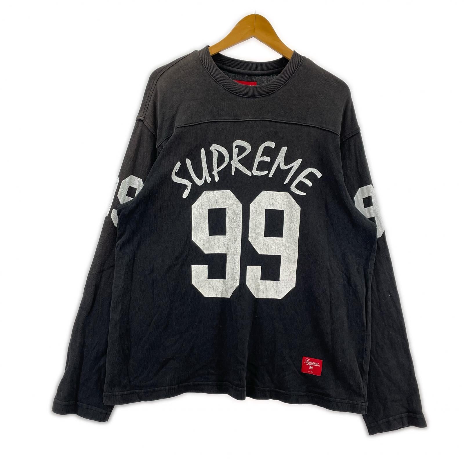 長袖Ｔシャツ 99 L/S FOOTBALL TOP BLK M M ブラック