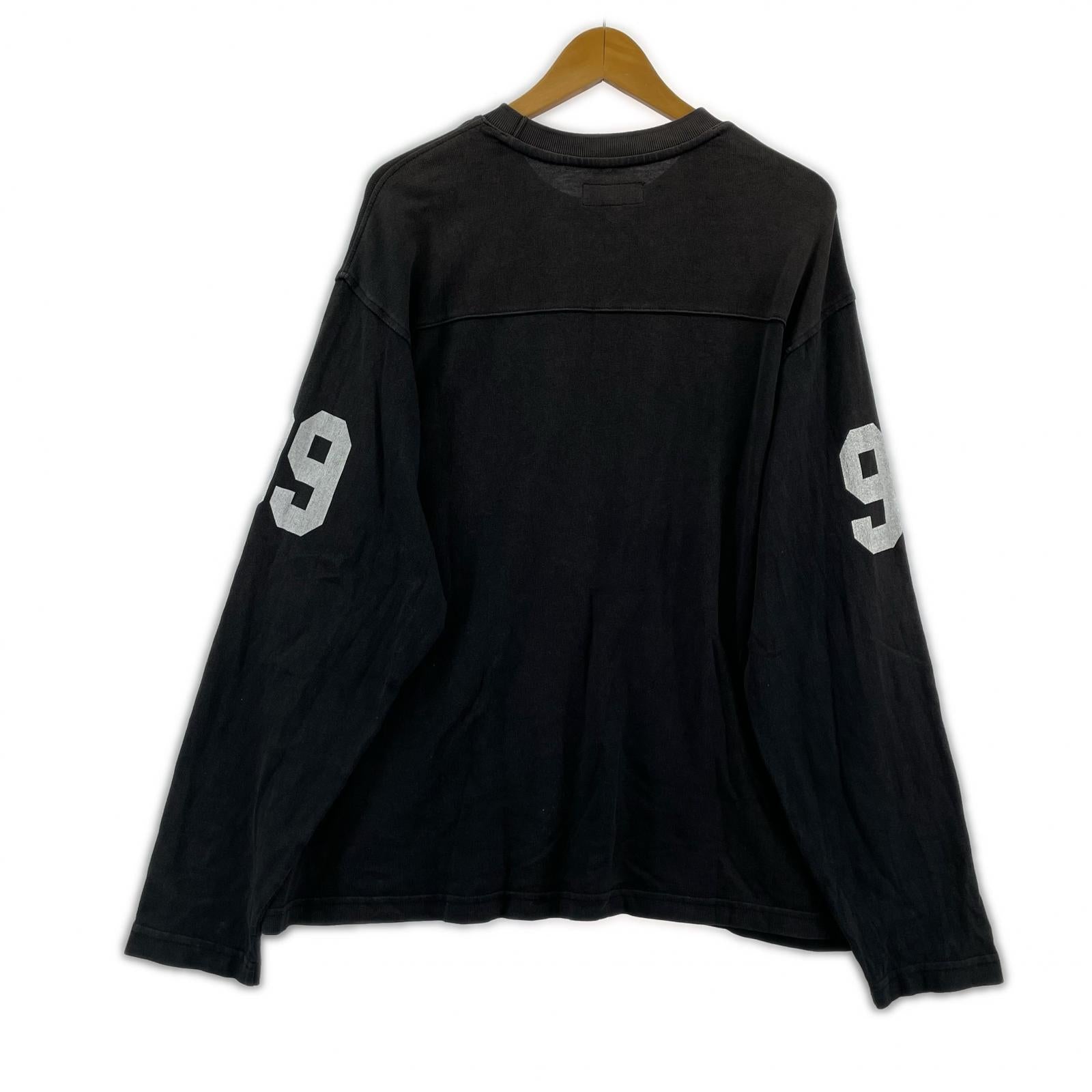 長袖Ｔシャツ 99 L/S FOOTBALL TOP BLK M M ブラック