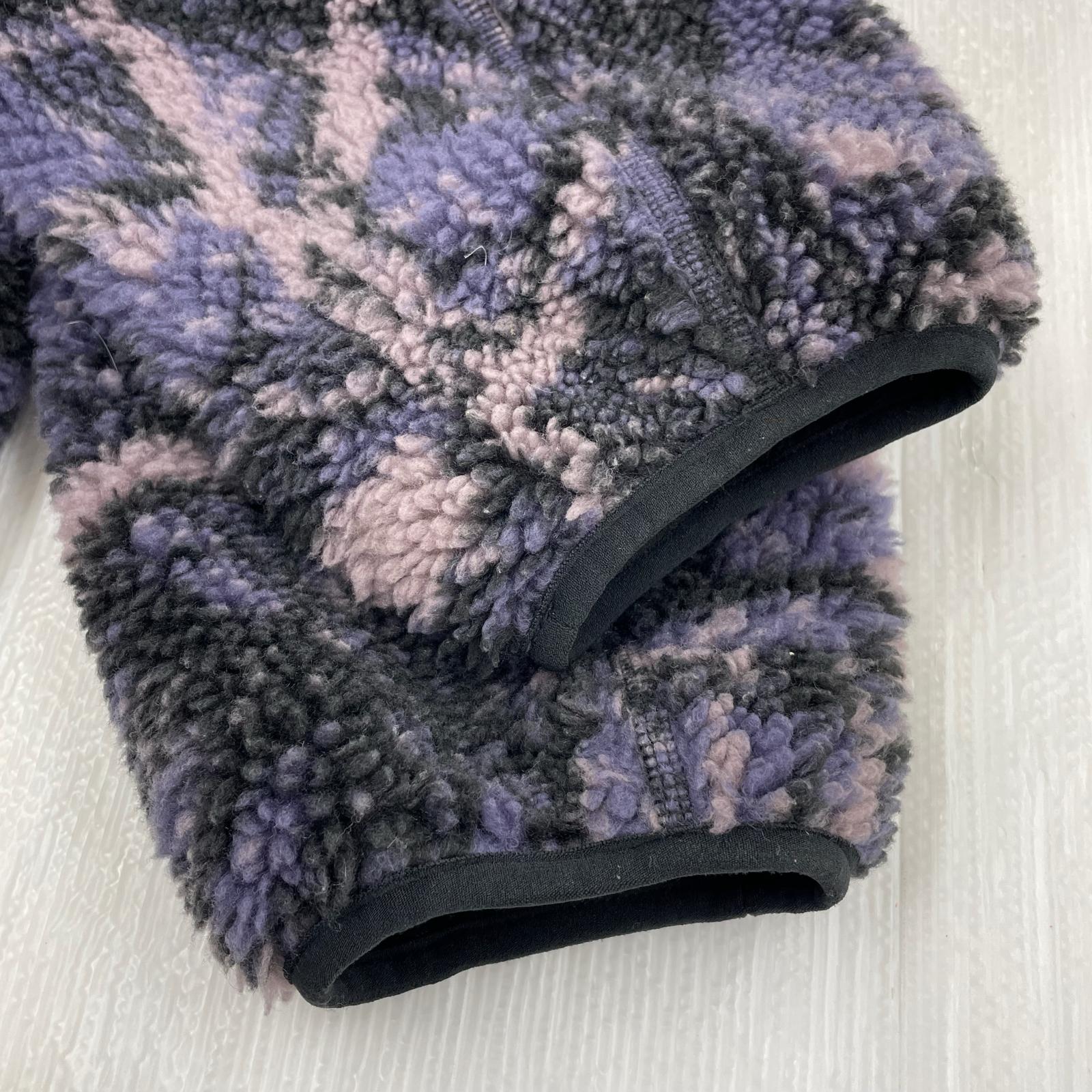 ジャケット ACG ハーフジップ ボアジャケット 総柄 紫 L L マルチカラー