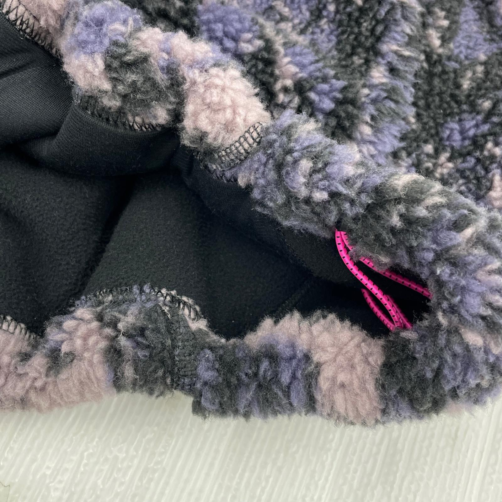 ジャケット ACG ハーフジップ ボアジャケット 総柄 紫 L L マルチカラー