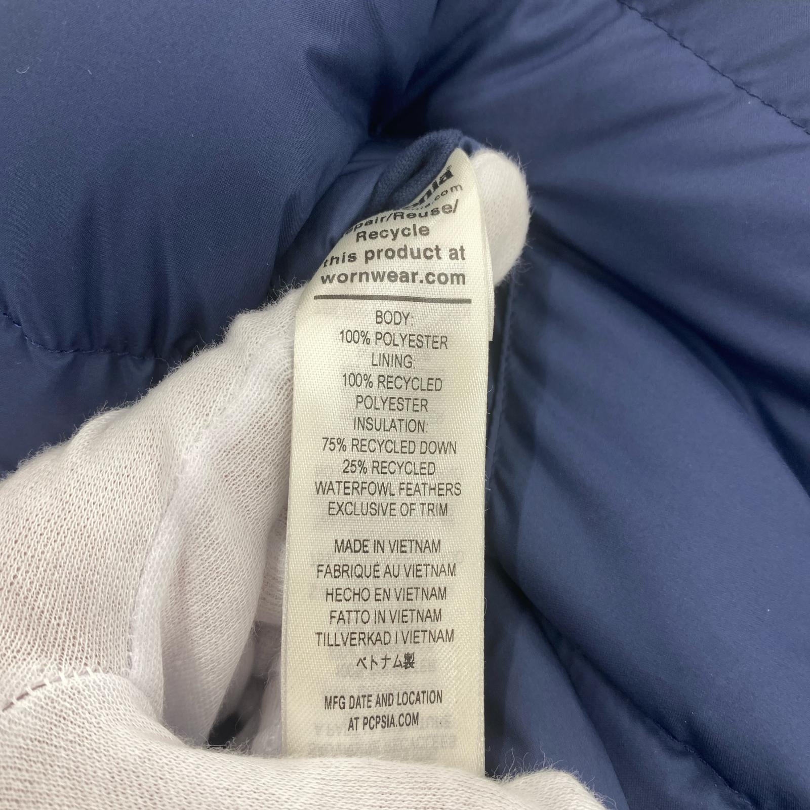 ダウンジャケット patagonia リバーシブルダウンジャケットNV S